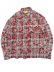 画像1: 【送料無料】GUAPI VINTAGE RED STARS FLANNEL JACKET (1)