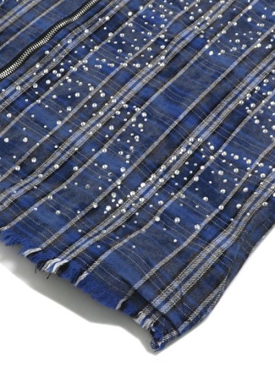 画像5: 【送料無料】GUAPI ROYAL BLUE STARS FLANNEL JACKET
