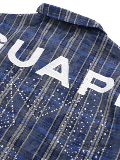 画像4: 【送料無料】GUAPI ROYAL BLUE STARS FLANNEL JACKET