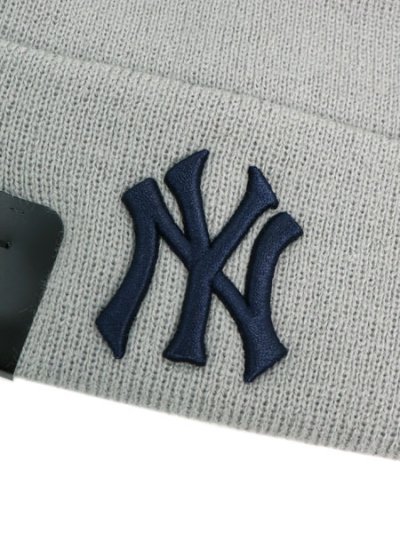 画像3: NEW ERA BASIC CUFF KNIT YANKEES LIGHT GREY