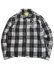 画像1: 【送料無料】GUAPI CLOUD GREY STARS FLANNEL JACKET (1)