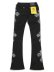 画像2: 【送料無料】GUAPI OBSIDIAN BLACK DISTRESSED CROSS DENIM (2)