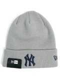NEW ERA BASIC CUFF KNIT YANKEES LIGHT GREY