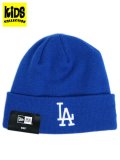 【KIDS】NEW ERA KIDS BASIC CUFF KNIT DODGERS ROYAL