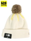 【KIDS】NEW ERA YOUTH POM PON KNIT GORO OFF WHITE