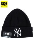 【KIDS】NEW ERA KIDS BASIC CUFF KNIT YANKEES BLACK