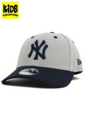 【KIDS】NEW ERA YOUTH 9FORTY 2-TONE YANKEES GREY