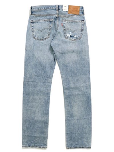 画像2: 【送料無料】LEVI'S 501 ORIGINAL JEANS-TURQUOISE RIVET DX SELV