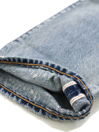 画像9: 【送料無料】LEVI'S 501 ORIGINAL JEANS-TURQUOISE RIVET DX SELV
