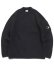 画像1: 【送料無料】C.P.COMPANY FULL RIB CREWNECK SWEATER BLACK (1)