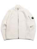 【送料無料】C.P.COMPANY GRS LAMBSWOOL CREWNECK SWEATER GAUZE WHT