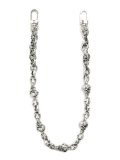 ADVANCE WALLET CHAIN SILVER 53cm