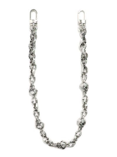 画像1: ADVANCE WALLET CHAIN SILVER 53cm