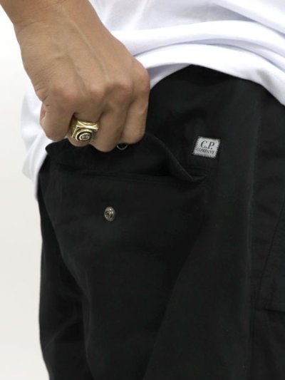 画像11: 【送料無料】C.P.COMPANY MICROREPS PEACHED LOOSE PANTS BLACK