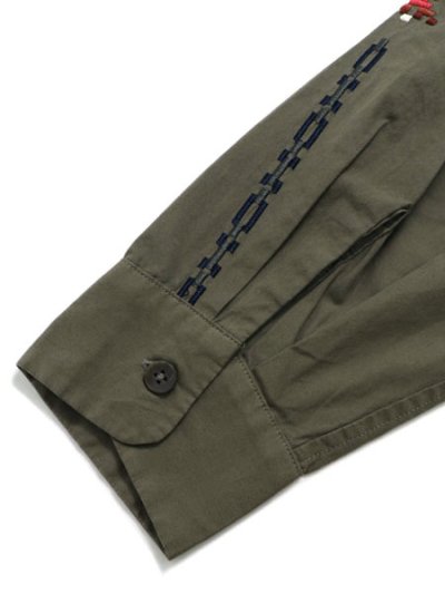 画像8: 【送料無料】PENDLETON L/S GARMENT DYE EMB OP COLLAR SHIRT MOCHA