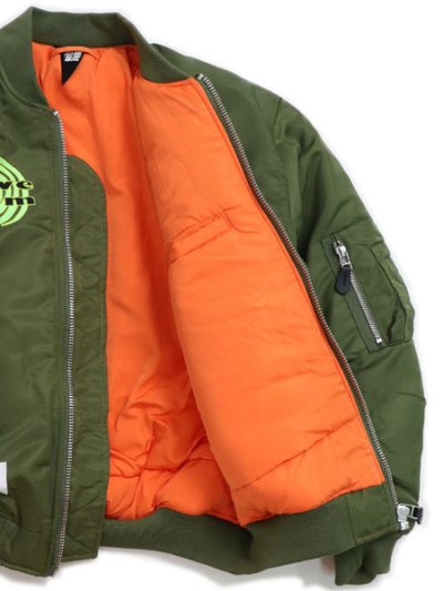 画像8: 【送料無料】BILLIONAIRE BOYS CLUB EMBROIDERED LOGO MA-1 OD