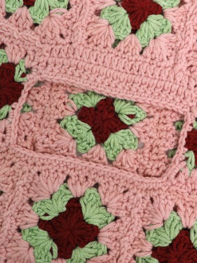 画像3: ARKYVE PINK BERRY CROCHET SKI MASK
