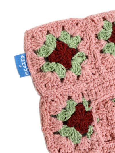 画像4: ARKYVE PINK BERRY CROCHET SKI MASK