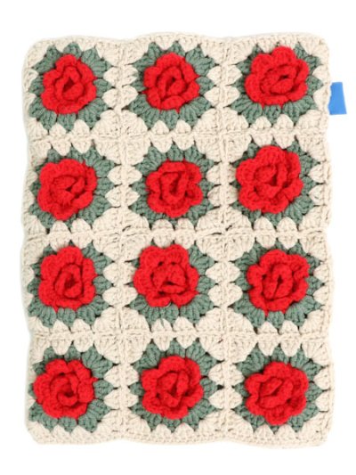 画像2: ARKYVE 3D ROSE CROCHET CAT MASK