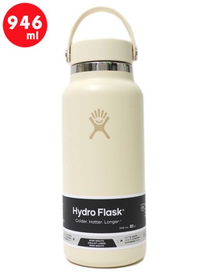 画像1: Hydro Flask HYDRATION 32 OZ WIDE MOUTH-COCONUT