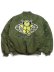 画像2: 【送料無料】BILLIONAIRE BOYS CLUB EMBROIDERED LOGO MA-1 OD (2)