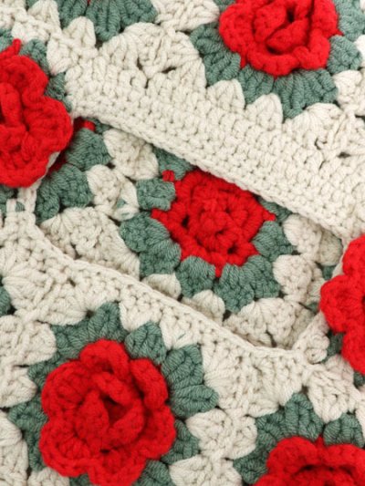 画像3: ARKYVE 3D ROSE CROCHET CAT MASK
