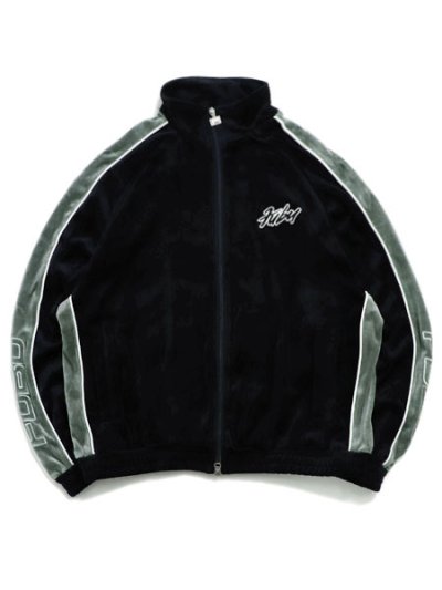 画像1: 【送料無料】FUBU VELOR TRACK JACKET BLACK