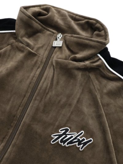 画像3: 【送料無料】FUBU VELOR TRACK JACKET BROWN