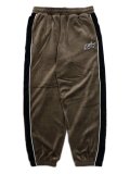 【送料無料】FUBU VELOR TRACK PANTS BROWN
