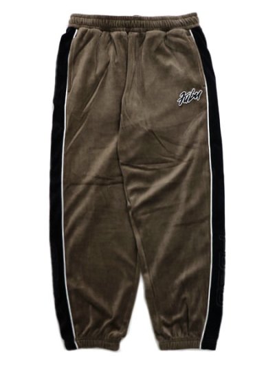 画像1: 【送料無料】FUBU VELOR TRACK PANTS BROWN