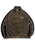【送料無料】FUBU VELOR TRACK JACKET BROWN
