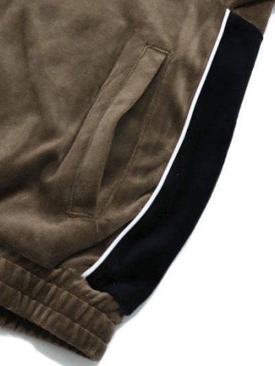 画像4: 【送料無料】FUBU VELOR TRACK JACKET BROWN