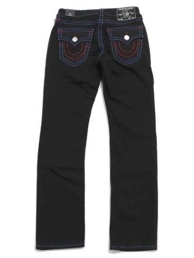 画像1: 【送料無料】TRUE RELIGION RICKY SUPER T STRAIGHT RINSE BLACK
