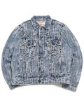 【送料無料】TRUE RELIGION ULTRA DISTRESS ROPE TRUCKER CITY LIGHTS L