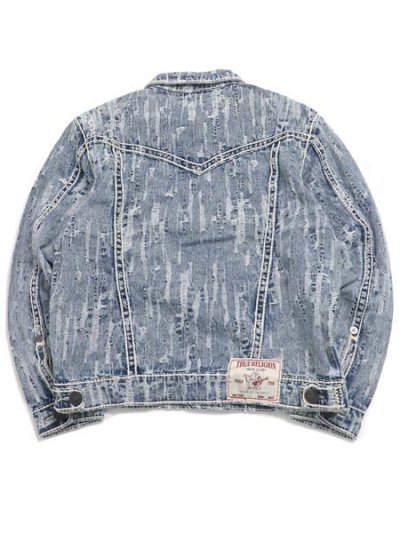 画像2: 【送料無料】TRUE RELIGION ULTRA DISTRESS ROPE TRUCKER CITY LIGHTS L