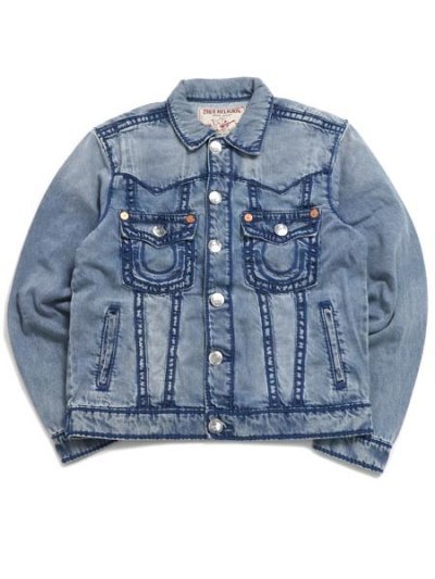 画像1: 【送料無料】TRUE RELIGION JIMMY ROPE OVERSIZE JACKET ROCKY POINT LW