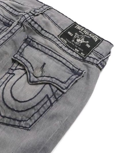 画像5: 【送料無料】TRUE RELIGION ROCCO SUPER T FLAP LA SELLE ST GREY WASH 