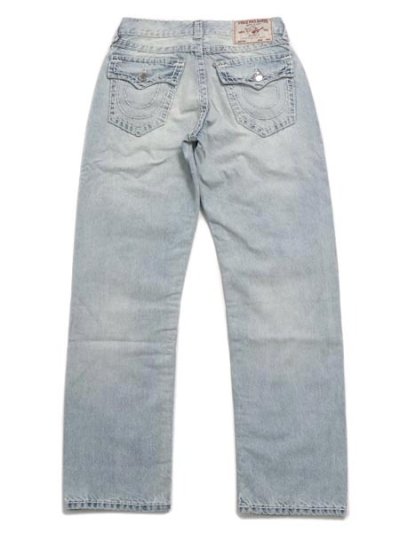 画像1: 【送料無料】TRUE RELIGION BOBBY DISTRESS SUPER T BGY L CLEARWATER W