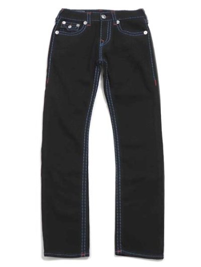 画像2: 【送料無料】TRUE RELIGION RICKY SUPER T STRAIGHT RINSE BLACK
