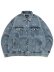 画像1: 【送料無料】FUBU STUDS DENIM JACKET L.BLUE (1)
