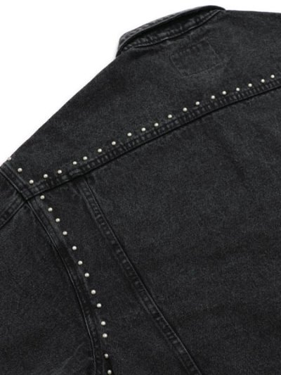 画像5: 【送料無料】FUBU STUDS DENIM JACKET BLACK