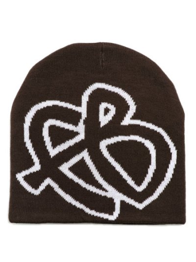 画像1: FUBU FB BEANIE BROWN