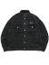 画像1: 【送料無料】FUBU STUDS DENIM JACKET BLACK (1)