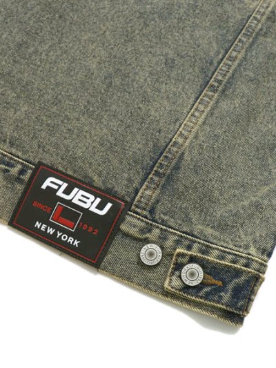 画像6: 【送料無料】FUBU STUDS DENIM JACKET BROWN
