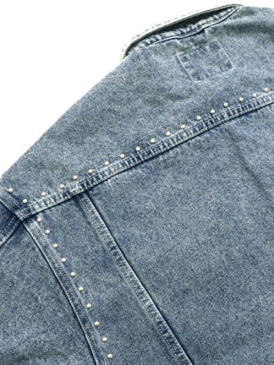 画像5: 【送料無料】FUBU STUDS DENIM JACKET L.BLUE