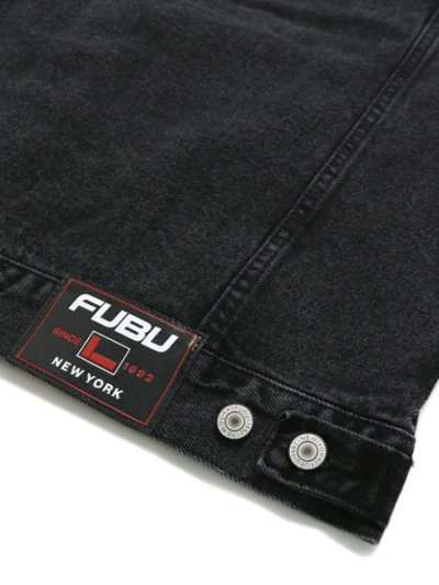 画像6: 【送料無料】FUBU STUDS DENIM JACKET BLACK