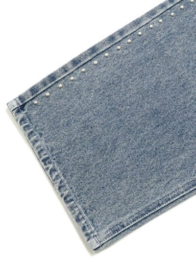 画像6: 【送料無料】FUBU STUDS DENIM PANTS L.BLUE