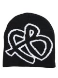 FUBU FB BEANIE BLACK/WHITE