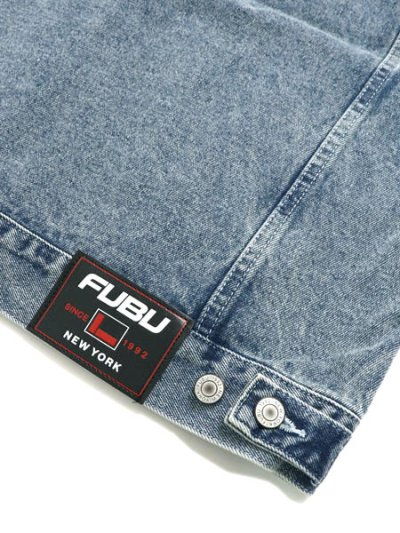 画像6: 【送料無料】FUBU STUDS DENIM JACKET L.BLUE