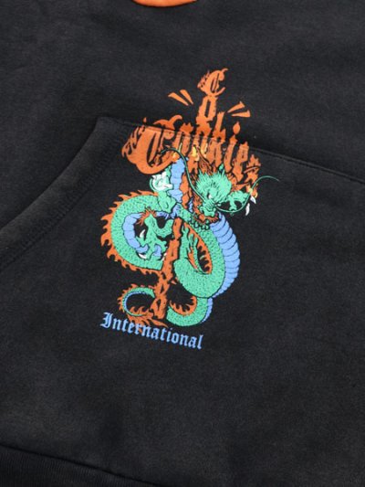 画像4: 【送料無料】COOKIES CLOTHING WORLD ON FIRE PULLOVER HOODIE BLACK